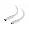 C2G 1m Mini DisplayPort Cable 4K UHD M/M - White