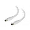 C2G 2m Mini DisplayPort Cable 4K UHD M/M - White