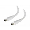 C2G 3m Mini DisplayPort Cable 4K UHD M/M - White