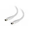 C2G 3m Mini DisplayPort Cable 4K UHD M/M - White