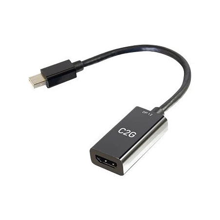 C2G 8in Mini DisplayPort Male to HDMI Female Passive Adapter Converter