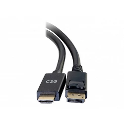 C2G 6ft DisplayPort Male to HDMI Male Passive Adapter Cable