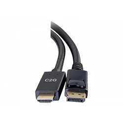 C2G 10ft DisplayPort Male to HDMI Male Passive Adapter Cable