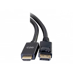 C2G 10ft DisplayPort Male to HDMI Male Passive Adapter Cable