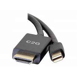 C2G 3ft Mini DisplayPort Male to HDMI Male Passive Adapter Cable