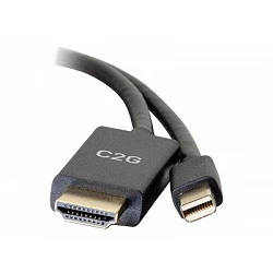 C2G 10ft Mini DisplayPort Male to HDMI Male Passive Adapter Cable