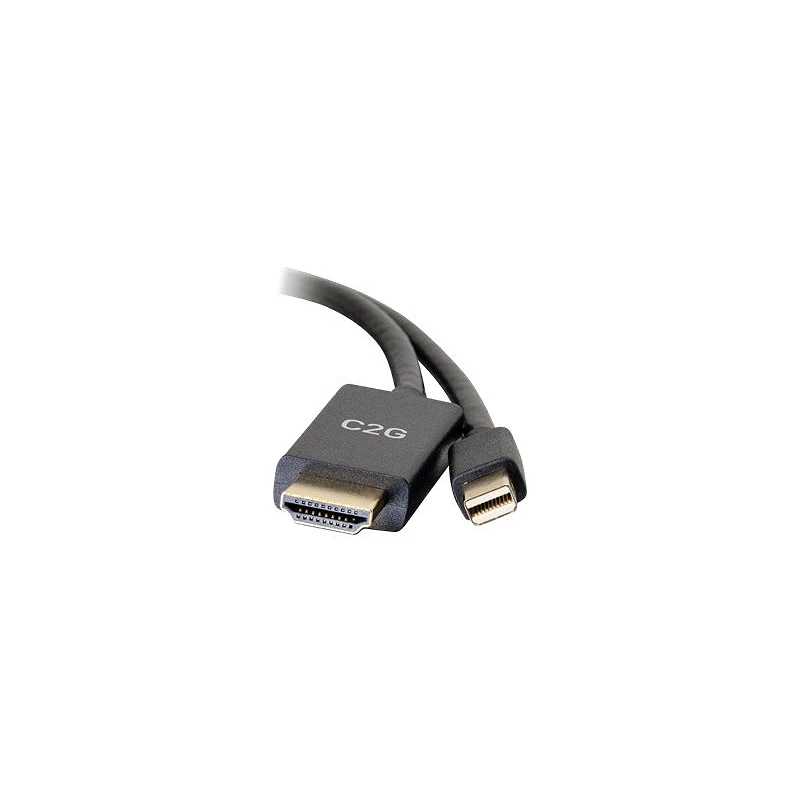 C2G 10ft Mini DisplayPort Male to HDMI Male Passive Adapter Cable