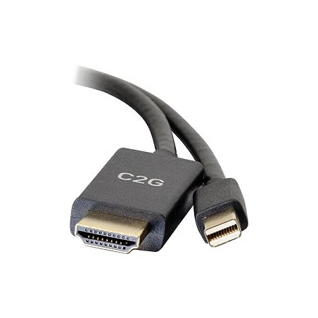 C2G 10ft Mini DisplayPort Male to HDMI Male Passive Adapter Cable