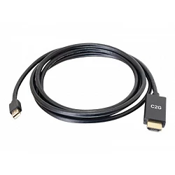 C2G 10ft Mini DisplayPort Male to HDMI Male Passive Adapter Cable