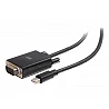 C2G 6ft Mini DisplayPort Male to VGA Male Active Adapter Cable