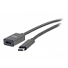 C2G 3ft USB-C to C 3.1 (Gen 1) Male to Female Extension Cable (5Gbps)