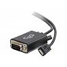 C2G USB 2.0 USB C to DB9 Serial RS232 Adapter Cable Black