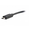 C2G USB 3.1 USB Type C to VGA Adapter - USB C to VGA Black