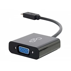 C2G USB 3.1 USB Type C to VGA Adapter - USB C to VGA Black