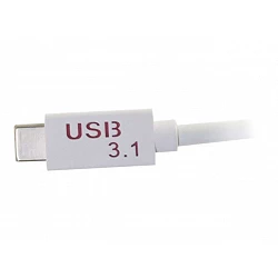 C2G USB 3.1 USB Type C To VGA Adapter - USB C to VGA White