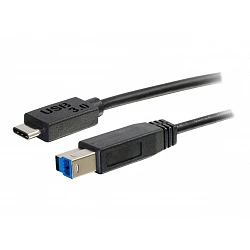 C2G 1m USB 3.1 Gen 1 USB Type C to USB B Cable M/M