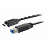 C2G 1m USB 3.1 Gen 1 USB Type C to USB B Cable M/M