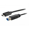 C2G 1m USB 3.1 Gen 1 USB Type C to USB B Cable M/M