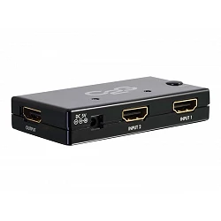 C2G 2-Port HDMI Auto Switch - Interruptor de vídeo/audio