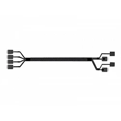 Intel - Cable ATA / SAS - 4i MiniLink SAS (SFF-8611) (M) recto a 4i MiniLink SAS (SFF-8611) (M) acodado