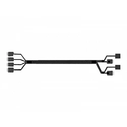 Intel - Cable ATA / SAS - 4i MiniLink SAS (SFF-8611) (M) recto a 4i MiniLink SAS (SFF-8611) (M) acodado