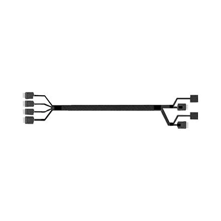 Intel - Cable ATA / SAS - 4i MiniLink SAS (SFF-8611) (M) recto a 4i MiniLink SAS (SFF-8611) (M) acodado