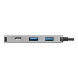 Targus - Hub - 2 x USB 3.2 Gen 1 + 1 x USB-C 3.2 Gen 1 + 1 x USB-C 3.2 de 1ª gen. (suministro de energía)