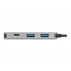 Targus - Hub - 2 x USB 3.2 Gen 1 + 1 x USB-C 3.2 Gen 1 + 1 x USB-C 3.2 de 1ª gen. (suministro de energía)