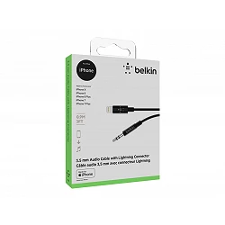 Belkin - Cable de Lightning a conector de auriculares