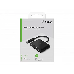 Belkin USB-C to VGA + Charge Adapter - Adaptador de vídeo