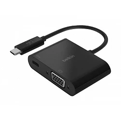 Belkin USB-C to VGA + Charge Adapter - Adaptador de vídeo