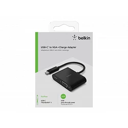 Belkin USB-C to VGA + Charge Adapter - Adaptador de vídeo