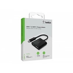 Belkin USB-C to HDMI + Charge Adapter - Adaptador de vídeo