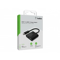 Belkin USB-C to HDMI + Charge Adapter - Adaptador de vídeo