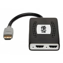 Tripp Lite HDMI Splitter 2-Port 4K @60Hz HDMI 4:4:4 HDR USB Powered TAA Multi-Resolution Support, USB Powered