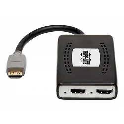 Tripp Lite HDMI Splitter 2-Port 4K @60Hz HDMI 4:4:4 HDR USB Powered TAA Multi-Resolution Support, USB Powered