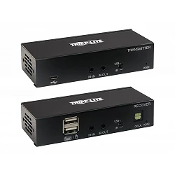 Tripp Lite USB C to HDMI over Cat6 Extender Kit with KVM Support, 4K 60Hz, 4:4:4, Transmitter/Receiver, USB, PoC, HDCP 2