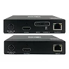 Tripp Lite USB C to HDMI over Cat6 Extender Kit with KVM Support, 4K 60Hz, 4:4:4, Transmitter/Receiver, USB, PoC, HDCP 2