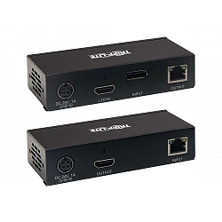 Tripp Lite DisplayPort to HDMI over Cat6 Extender Kit with KVM Support, 4K 60Hz, 4:4:4, USB, PoC, HDCP 2.2, up to 230 ft