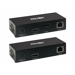 Tripp Lite DisplayPort to HDMI over Cat6 Extender Kit with KVM Support, 4K 60Hz, 4:4:4, USB, PoC, HDCP 2.2, up to 230 ft