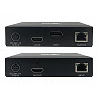 Tripp Lite DisplayPort to HDMI over Cat6 Extender Kit with KVM Support, 4K 60Hz, 4:4:4, USB, PoC, HDCP 2.2, up to 230 ft