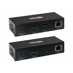 Tripp Lite DisplayPort to HDMI over Cat6 Extender Kit with KVM Support, 4K 60Hz, 4:4:4, USB, PoC, HDCP 2.2, up to 230 ft