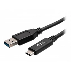 C2G 1ft USB-C to USB-A SuperSpeed USB 5Gbps Cable M/M