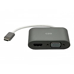 C2G USB C to HDMI & VGA Dual Monitor Adapter