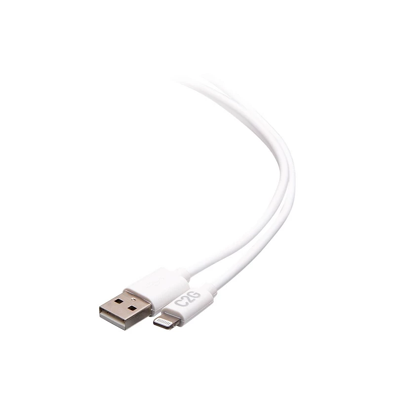 C2G 6ft Lightning to USB A - Power, Sync and Charging Cable