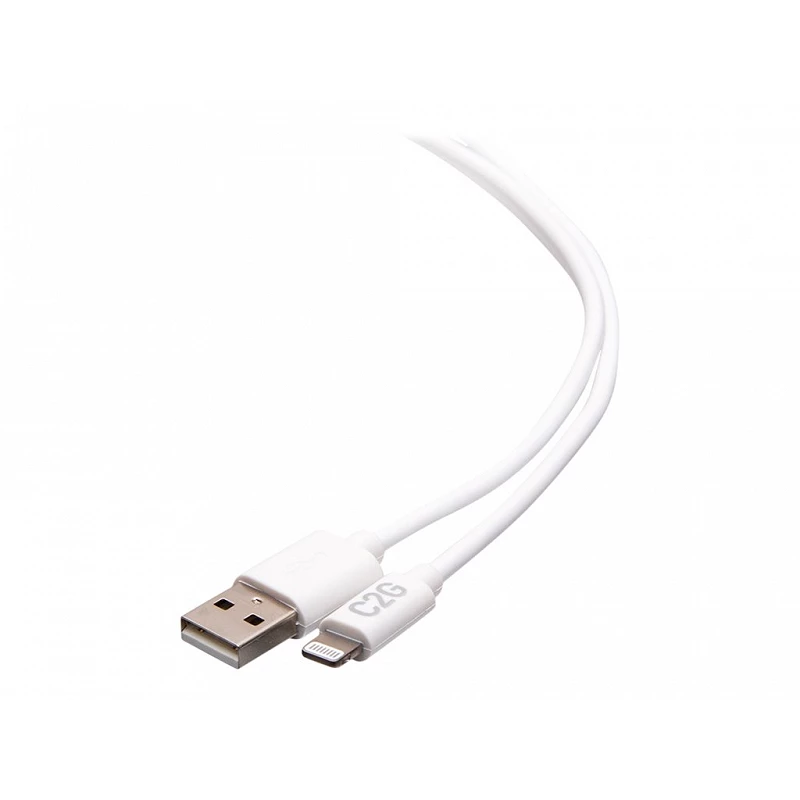 C2G 10ft Lightning to USB A - Power, Sync and Charging Cable