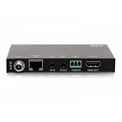 C2G Dual 4K HDMI HDBaseT + VGA, 3.5mm, and RS232 over Cat Switching Extender Box Transmitter to Ultra-Slim Box Receiver