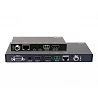 C2G Dual 4K HDMI HDBaseT + VGA, 3.5mm, and RS232 over Cat Switching Extender Box Transmitter to Ultra-Slim Box Receiver