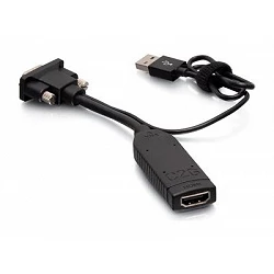 C2G VGA to HDMI Dongle Adapter Converter - Adaptador de vídeo