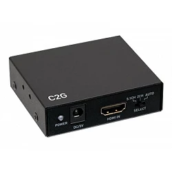 C2G 4K HDMI Audio Extractor - Extractor de señal de audio HDMI